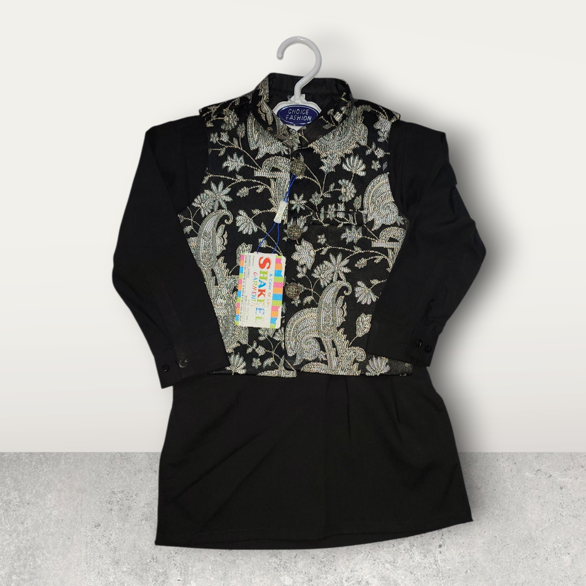 Boys Waistcoat Shalwar Kameez