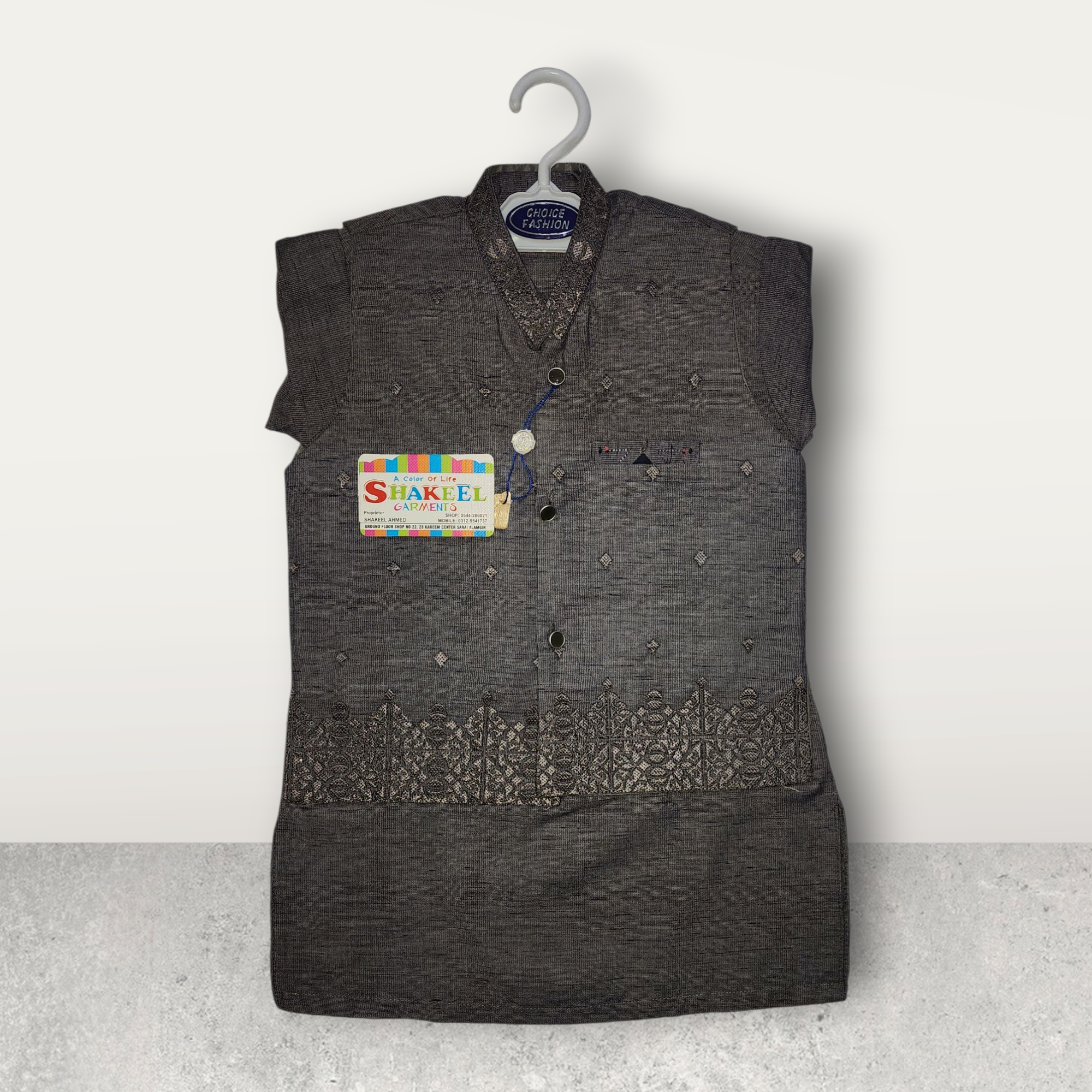 Waistcoat Shalwar Kameez Dress - 14